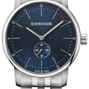 Wenger Herrklocka 01.1741.107 Urban Classic Blå/Stål Ø42 mm