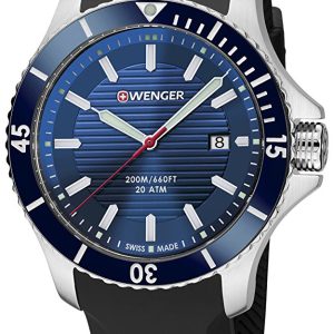 Wenger Seaforce Herrklocka 01.0641.119 Blå/Gummi Ø43 mm