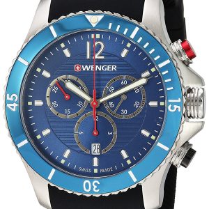 Wenger Seaforce Herrklocka 01.0643.110 Blå/Gummi Ø43 mm