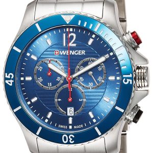 Wenger Seaforce Herrklocka 01.0643.111 Blå/Stål Ø43 mm