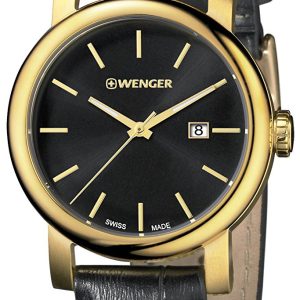 Wenger Urban Classic Damklocka 01.1021.121 Svart/Läder Ø34 mm