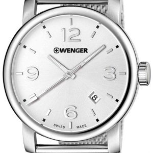 Wenger Urban Classic Herrklocka 01.1041.126 Silverfärgad/Stål Ø41