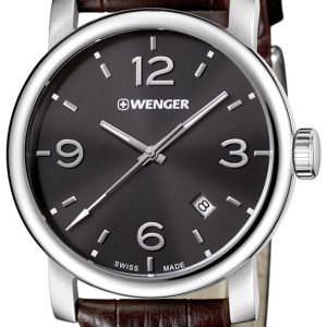 Wenger Urban Classic Herrklocka 01.1041.128 Svart/Läder Ø41 mm