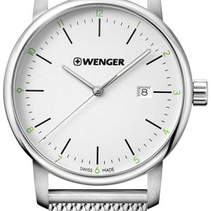 Wenger Urban Classic Herrklocka 01.1741.113 Silverfärgad/Stål Ø42