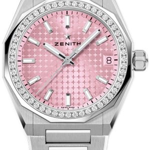 Zenith Damklocka 16.9400.670-18.I001 Defy Skyline Rosa/Stål Ø36 mm