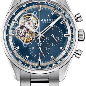 Zenith Herrklocka 03.20416.4061-51.M2040 El Primero Blå/Stål Ø42 mm