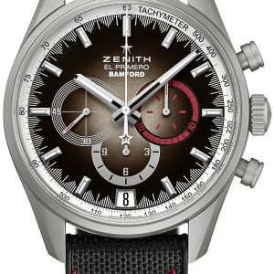 Zenith Herrklocka 03.2082.400-02.R830 El Primero Brun/Gummi Ø42 mm