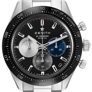 Zenith Herrklocka 03.3100.3600-21.M3100 El Primero Svart/Stål Ø41 mm