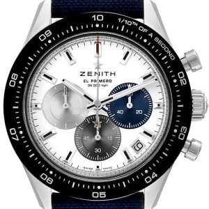 Zenith Herrklocka 03.3100.3600-69.C823 El Primero Vit/Gummi Ø41 mm