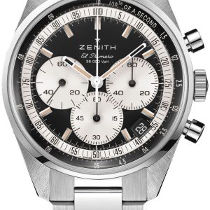 Zenith Herrklocka 03.3200.3600-21.M3200 El Primero Svart/Stål Ø38 mm