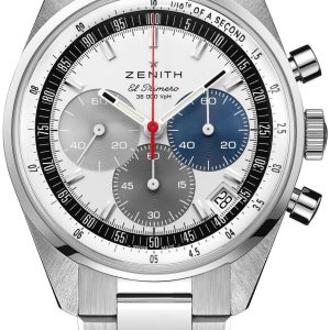 Zenith Herrklocka 03.3200.3600-69.M3200 El Primero Vit/Stål Ø38 mm