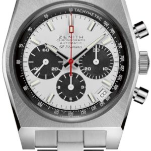 Zenith Herrklocka 03.A384.400-21.M384 El Primero Vit/Stål