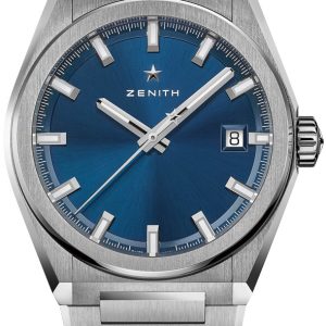 Zenith Herrklocka 95.9000.670-51.M9000 Defy Classic Blå/Titan Ø41 mm