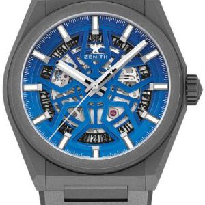 Zenith Herrklocka 97.9000.670-26.M9000 Defy Classic Blå/Titan Ø41 mm