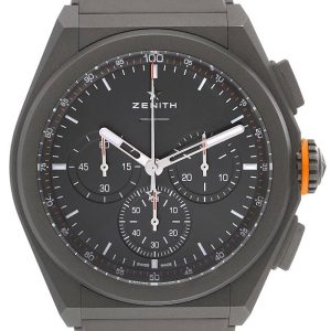 Zenith Herrklocka 97.9000.9004-01.R787 El Primero Grå/Gummi Ø44 mm