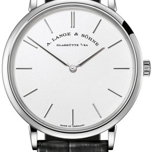 A. Lange & Söhne Herrklocka 201.027 Saxonia Vit/Läder Ø37 mm