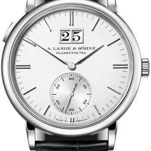 A. Lange & Söhne Herrklocka 381.026 Saxonia Silverfärgad/Läder