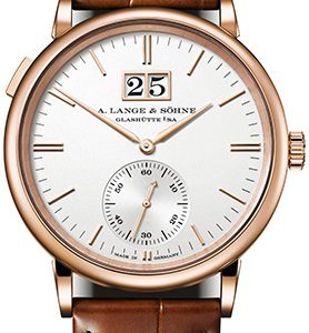 A. Lange & Söhne Herrklocka 381.032 Saxonia Silverfärgad/Läder