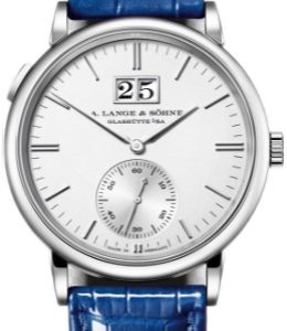 A. Lange & Söhne Herrklocka 381.041 Saxonia Silverfärgad/Läder