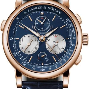 A. Lange & Söhne Herrklocka 424.037 Saxonia Blå/Läder Ø43.2 mm