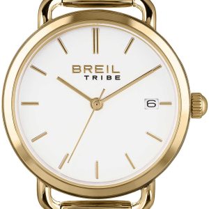 Breil Damklocka EW0502 Vit/Gulguldtonat stål Ø32 mm