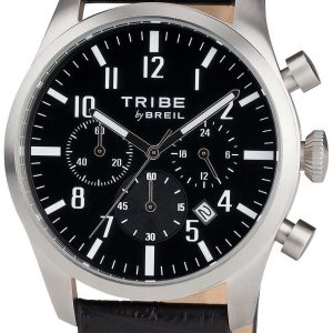 Breil Herrklocka EW0192 Tribe Svart/Läder Ø42 mm