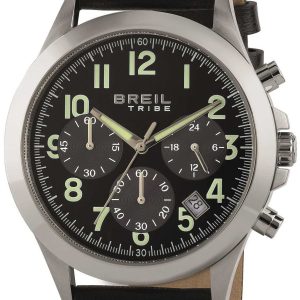 Breil Herrklocka EW0299 Tribe Svart/Läder Ø40 mm