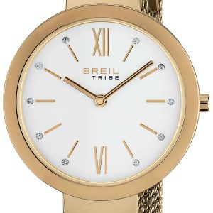 Breil Tribe Damklocka EW0429 Vit/Gulguldtonat stål Ø32 mm