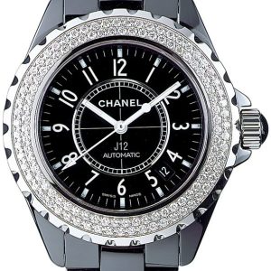 Chanel Damklocka H0950 J12 Svart/Keramik Ø38 mm