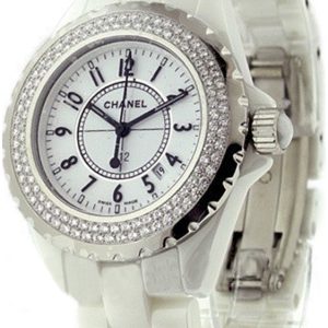 Chanel Damklocka H0967 J12 Vit/Keramik Ø33 mm