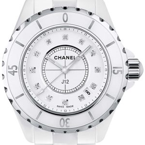 Chanel Damklocka H1628 J12 Vit/Keramik Ø33 mm