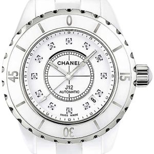 Chanel Damklocka H1629 J12 Vit/Keramik Ø38 mm