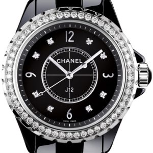 Chanel Damklocka H3108 J12 Svart/Keramik Ø33 mm