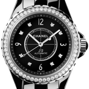 Chanel Damklocka H3109 J12 Svart/Keramik Ø38 mm