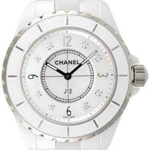 Chanel Damklocka H3214 J12 Vit/Keramik Ø38 mm