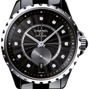 Chanel Damklocka H4344 J12 Svart/Keramik Ø36.5 mm