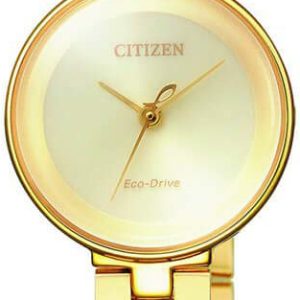 Citizen 99999 Damklocka EW5502-51P Champagnefärgad/Gulguldtonat