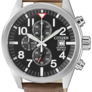 Citizen 99999 Herrklocka AN3620-01H Svart/Läder Ø43 mm