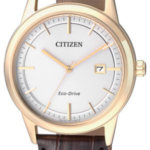 Citizen 99999 Herrklocka AW1233-01A Silverfärgad/Läder Ø40 mm