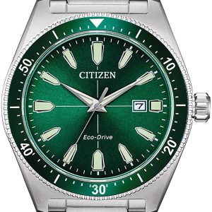 Citizen 99999 Herrklocka AW1598-70X Grön/Stål Ø43 mm