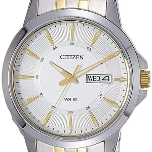 Citizen 99999 Herrklocka BF2018-52AE Vit/Gulguldtonat stål Ø41 mm