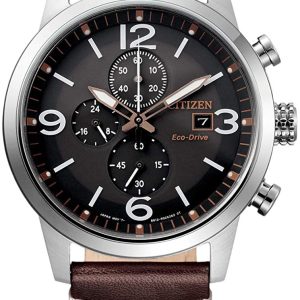 Citizen 99999 Herrklocka CA0740-14H Grå/Läder Ø43 mm