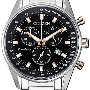 Citizen Chrono Herrklocka AT2396-86E Svart/Stål Ø40 mm