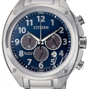 Citizen Chrono Herrklocka CA4310-54L Blå/Titan Ø43 mm