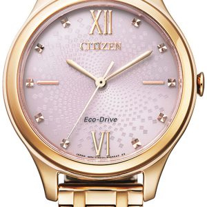 Citizen Damklocka EM0503-75X Elegance Rosa/Roséguldstonat stål Ø32