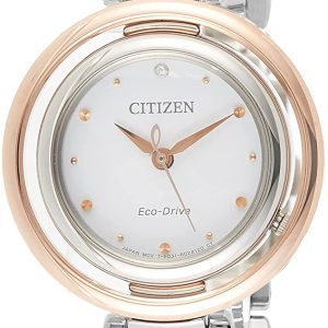 Citizen Damklocka EM0668-83A Diamond Vit/Stål Ø31 mm