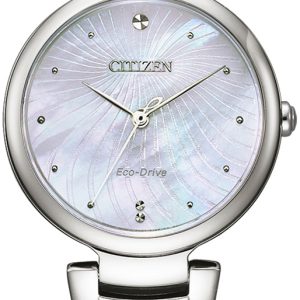 Citizen Damklocka EM0850-80D Elegance Vit/Stål Ø31 mm