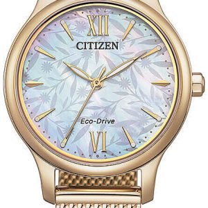 Citizen Damklocka EM0892-80D Dress Vit/Roséguldstonat stål Ø30 mm