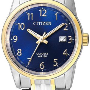 Citizen Damklocka EU6004-56L Elegance Blå/Gulguldtonat stål Ø27 mm