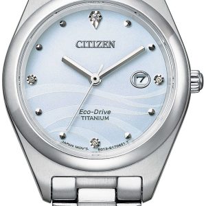 Citizen Damklocka EW2600-83A Titanium Vit/Titan Ø29 mm